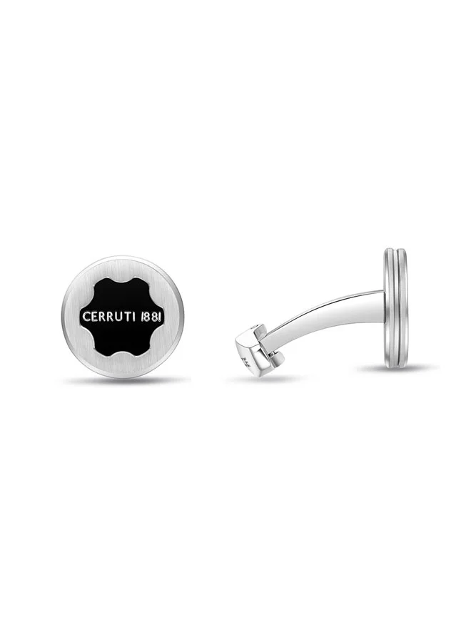 CERRUTI 1881 Gents Cufflink Silver â€“ Classic and Versatile Men's Jewelry