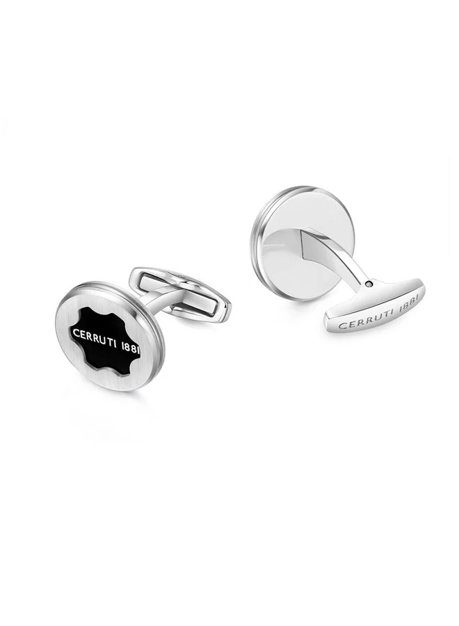 CERRUTI 1881 Gents Cufflink Silver â€“ Classic and Versatile Men's Jewelry