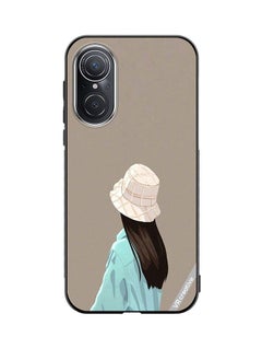 VR CREATIVE Protective Case Cover For Huawei Nova 9 SE Brown Hat Girl Design Multicolour  - Image 1