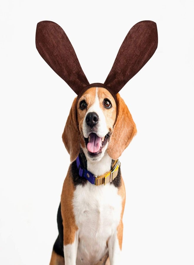 Amosfun Dog Long Ear Headband Animal Cosplay Ear Headwear Dress up Headpiece for Kids Party Performance - Image 3