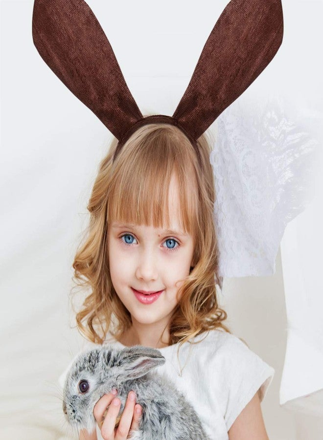 Amosfun Dog Long Ear Headband Animal Cosplay Ear Headwear Dress up Headpiece for Kids Party Performance - Image 2