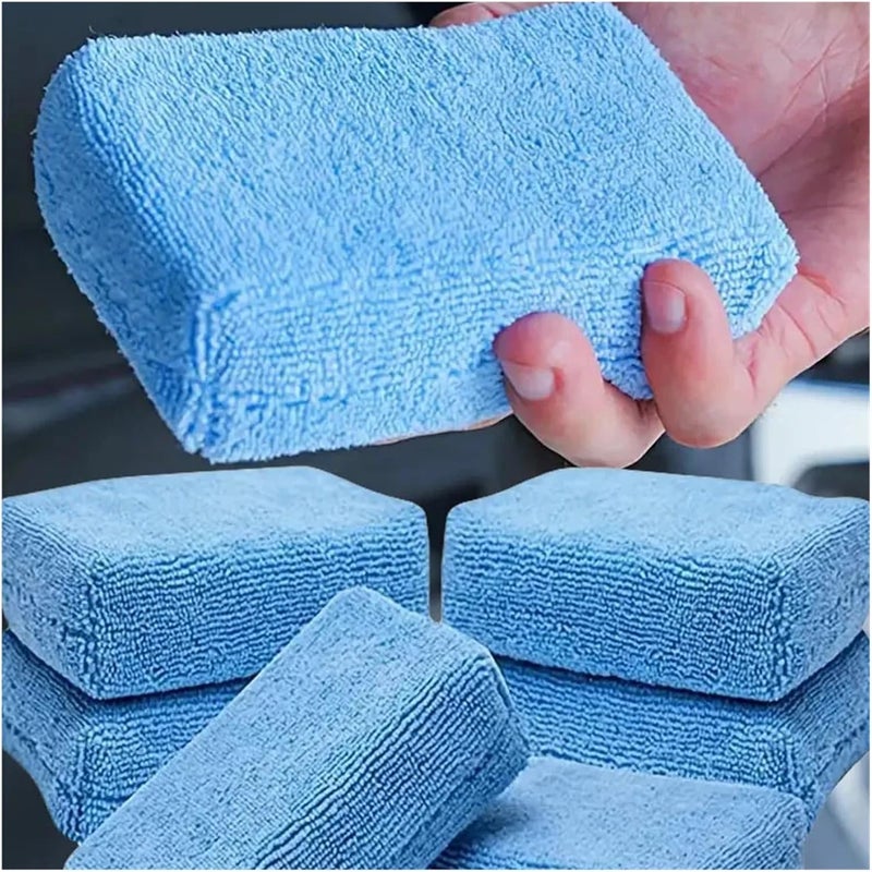 Compatible for 1/20pcs Car Wax Applicator Pads Microfibre Polishing Sponges Soft Auto Detailing Waxing Sponge Cleaning Foam Paint Care Pad(20pcs) - Image 3