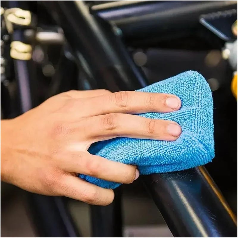 Compatible for 1/20pcs Car Wax Applicator Pads Microfibre Polishing Sponges Soft Auto Detailing Waxing Sponge Cleaning Foam Paint Care Pad(20pcs) - Image 5