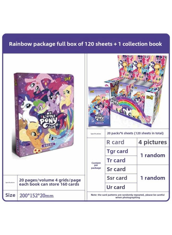 Card Game Little Mario Card Huiyue Pack Sixth Friendship Eternal Card Authentic Full Box Collection Card Rainbow Pack-Color:Rainbow Bag 1 Box Of 20 Packs + Medium Card Book  - Image 1