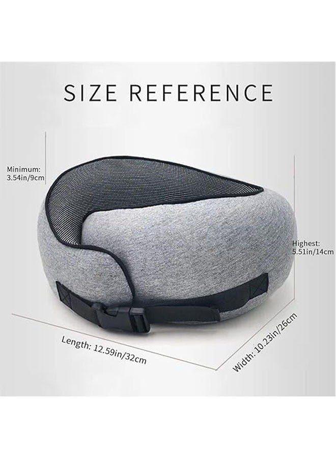 general Neck Travel Pillow Memory Foam Portable Lunch Break Airplane U-Shaped Pillow Sleep Camping Pillow with Storage Bag Travel Accessories - Image 2