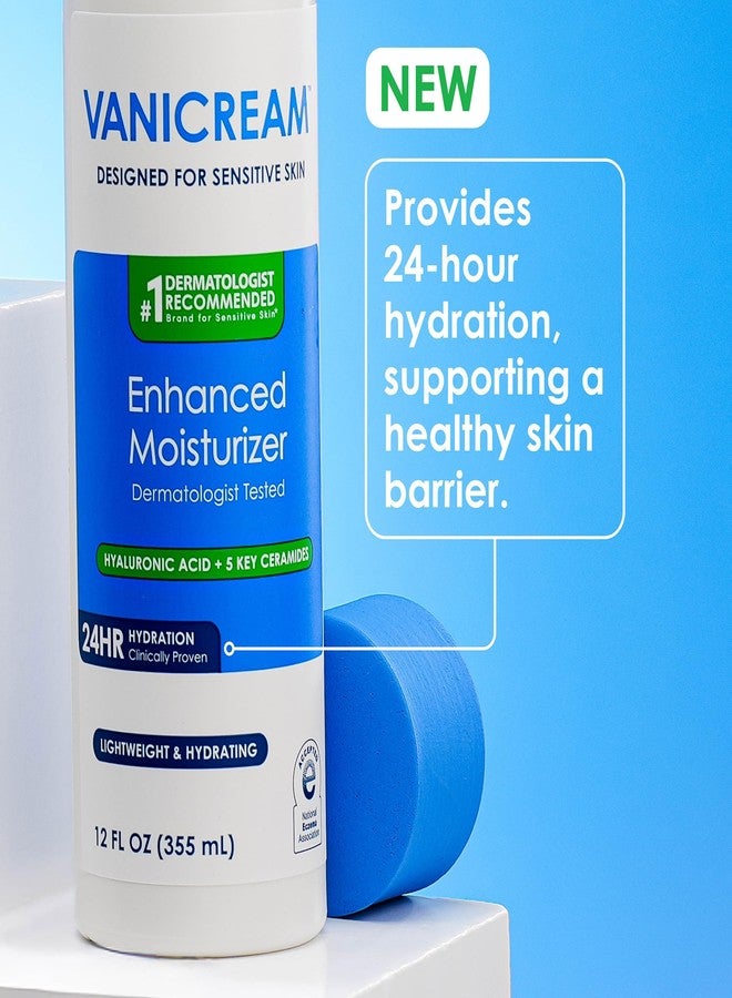Vanicream Enhanced Moisturizer, 12 fl oz, Formulated without Common Irritants, Body Moisturizer, All-Day Hydration with Hyaluronic Acid, Glycerin & Ceramides for Sensitive Skin - Image 5