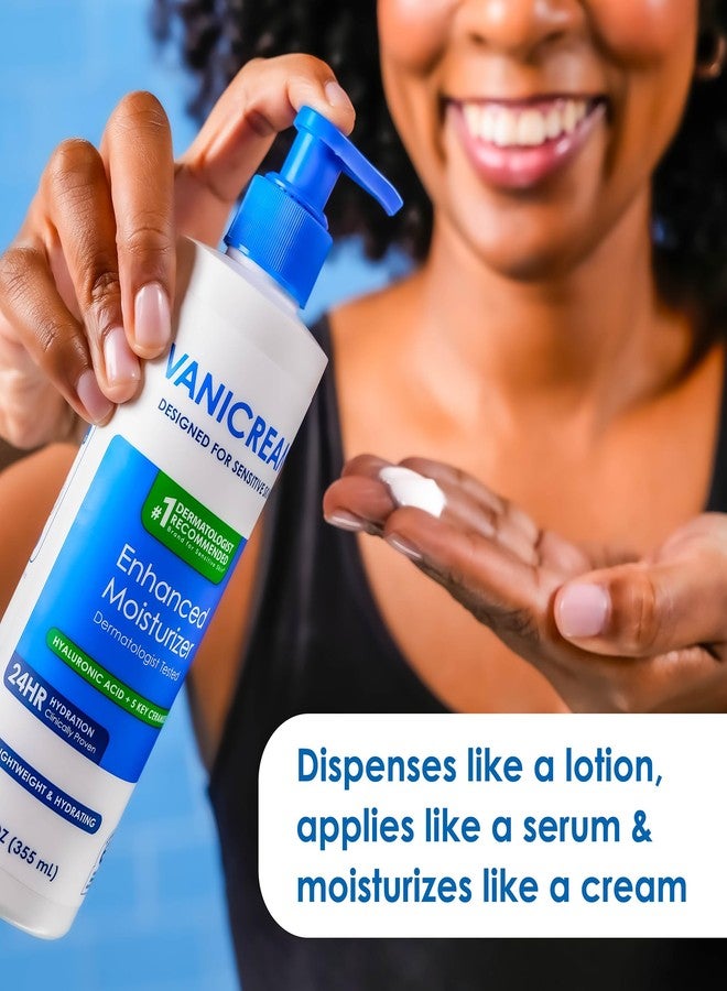 Vanicream Enhanced Moisturizer, 12 fl oz, Formulated without Common Irritants, Body Moisturizer, All-Day Hydration with Hyaluronic Acid, Glycerin & Ceramides for Sensitive Skin - Image 3