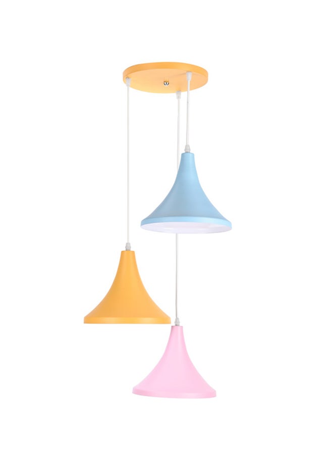 El Rawda Lighting Elina Ceiling lamp - Triple | modern decorative LED E27 pendant light ceiling lamp hanging | suitable for any room | Color: Multicolor | Size: 70x38 cm