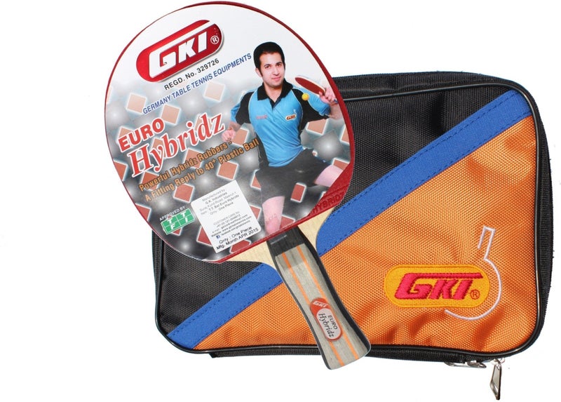 GKI Euro Hybridz Table Tennis Racquet ,Multicolor,Wood - Image 4