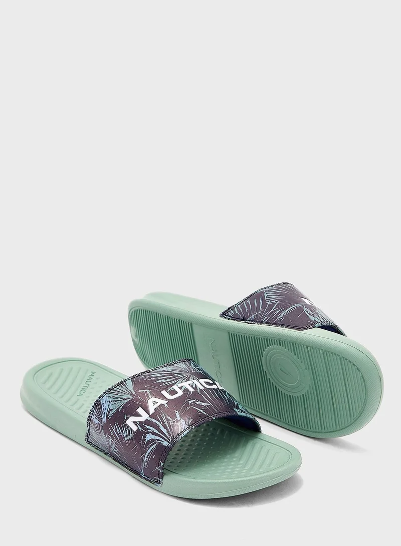 NAUTICA  Rivo Logo Slides for Men | Best Price UAE