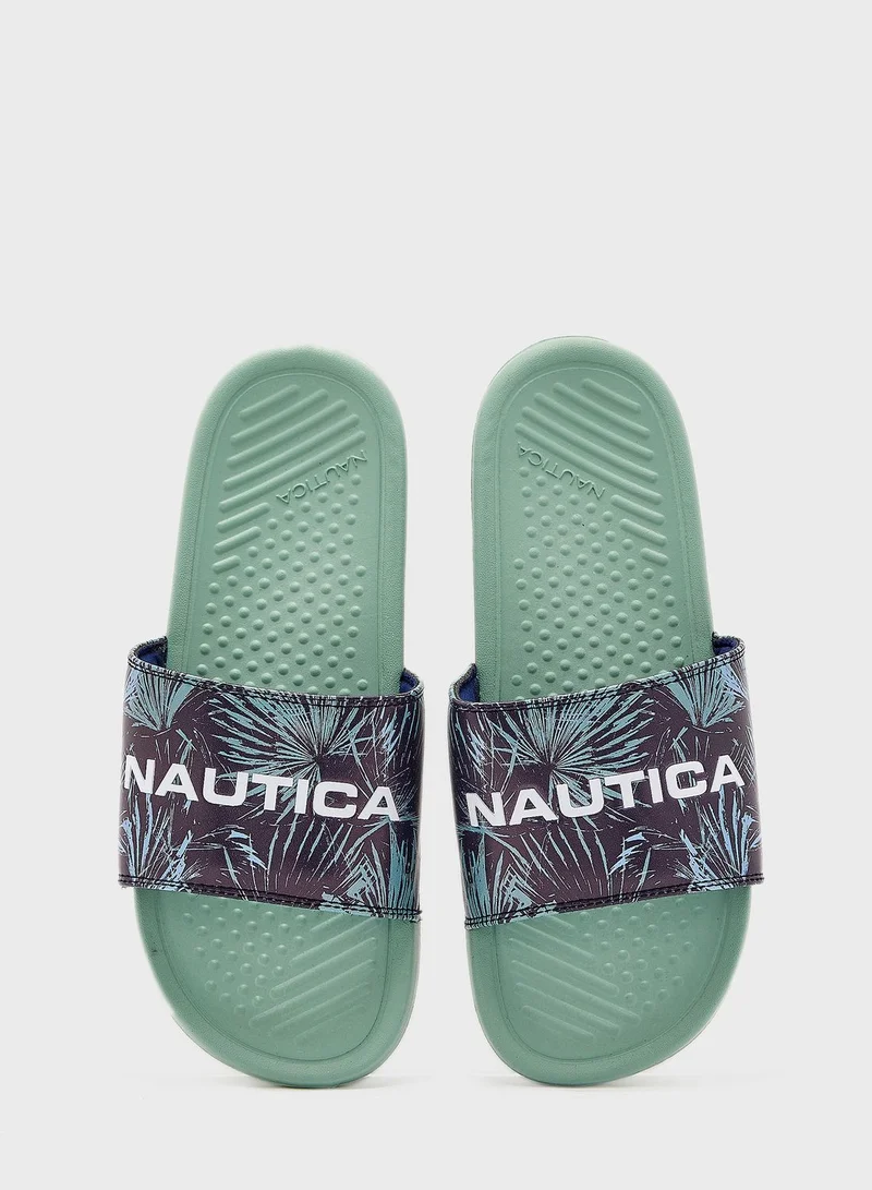 NAUTICA  Rivo Logo Slides for Men | Best Price UAE