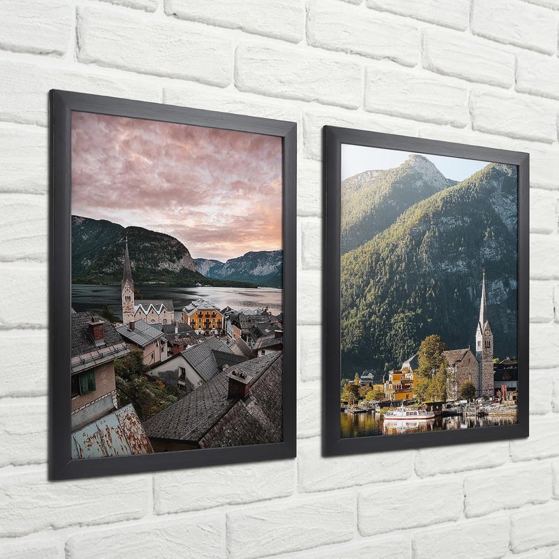 جيفت جاردن إطارات صور سوداء مقاس 11×14 بالجملة، مجموعة إطارات صور متعددة مقاس 11×14 للتعليق على الحائط أو الطاولة، 12 قطعة - Image 4