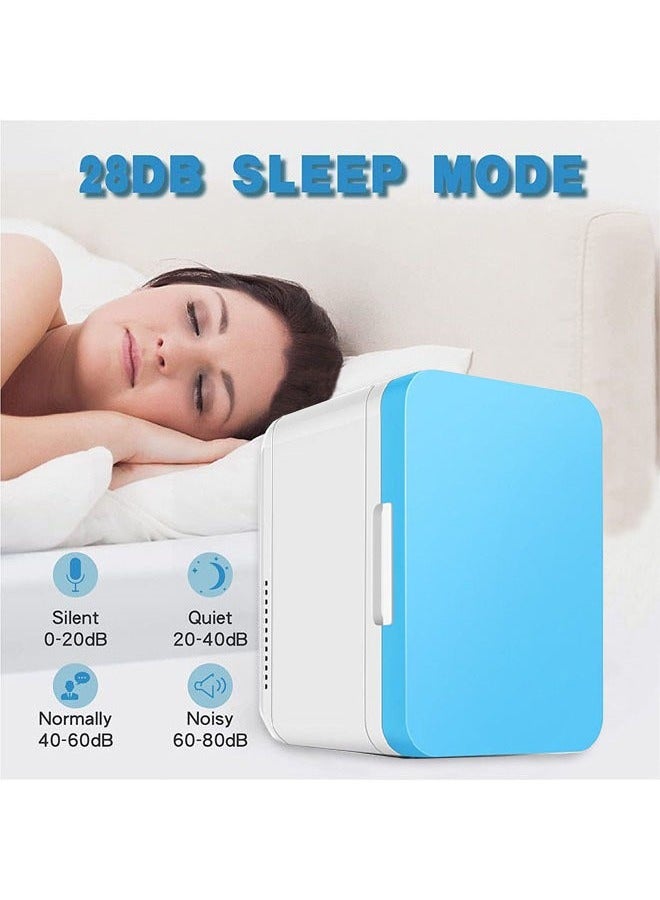 Mini Refrigerator,8L Refrigerator,Compact and Portable Cold Room,Low Noise Refrigerator for Cosmetics Food Bedroom Office Travel  - Image 5