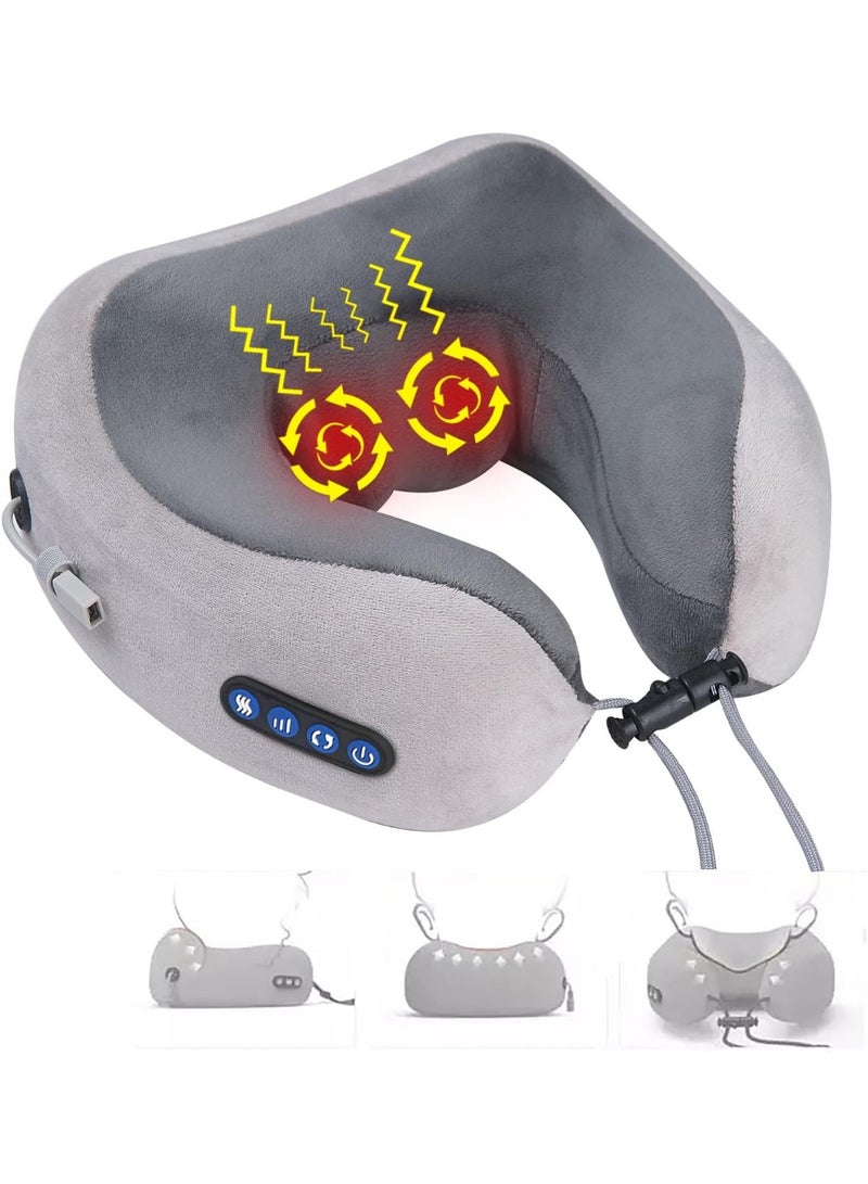 Cervical & Shoulder Electric Massage Cushion – 3 Modes for Neck Pain Relief, Deep Relaxation & Muscle Comfort (Grey) - Image 1