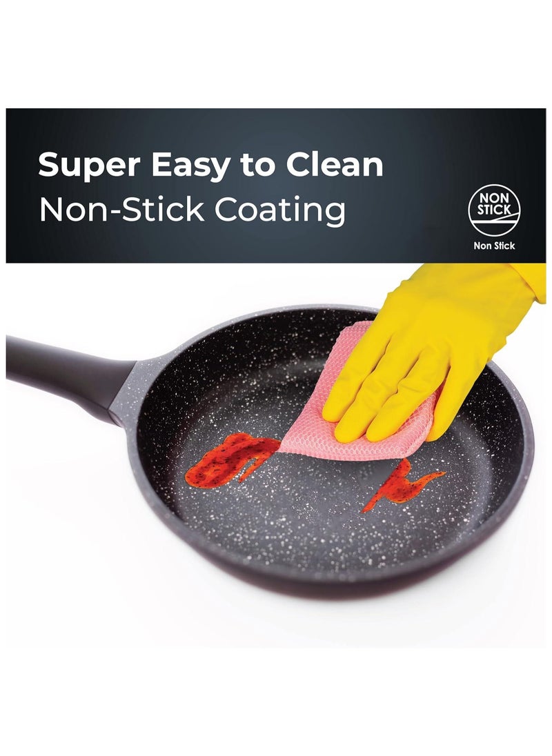 MULLER KITCHEN - Frypan 20 Cm, Die-Cast Aluminum, German Non-Stick Marble Coating, PFOA-Free, Suitable for Multiple Stoves - Image 1