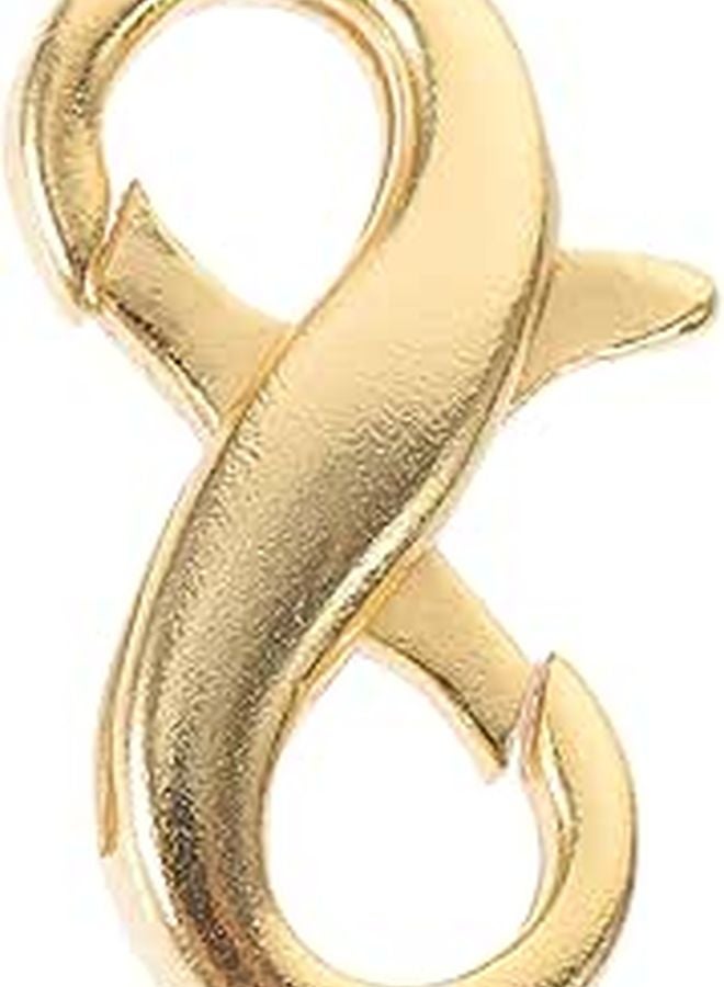 Lobster Clasp Jewelry Connector for Necklace and Bracelet Crafts Easy to Install Silver Tone - Image 1