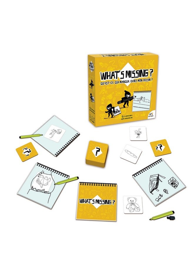 Ludonaute What's Missing? Party Game - A Unique Game of Creative Imagination and Art, Fast-Paced Drawing Game for Kids & Adults, Ages 7+, 3-6 Players, 20 Minute Playtime, Made by Ludonaute - Image 2