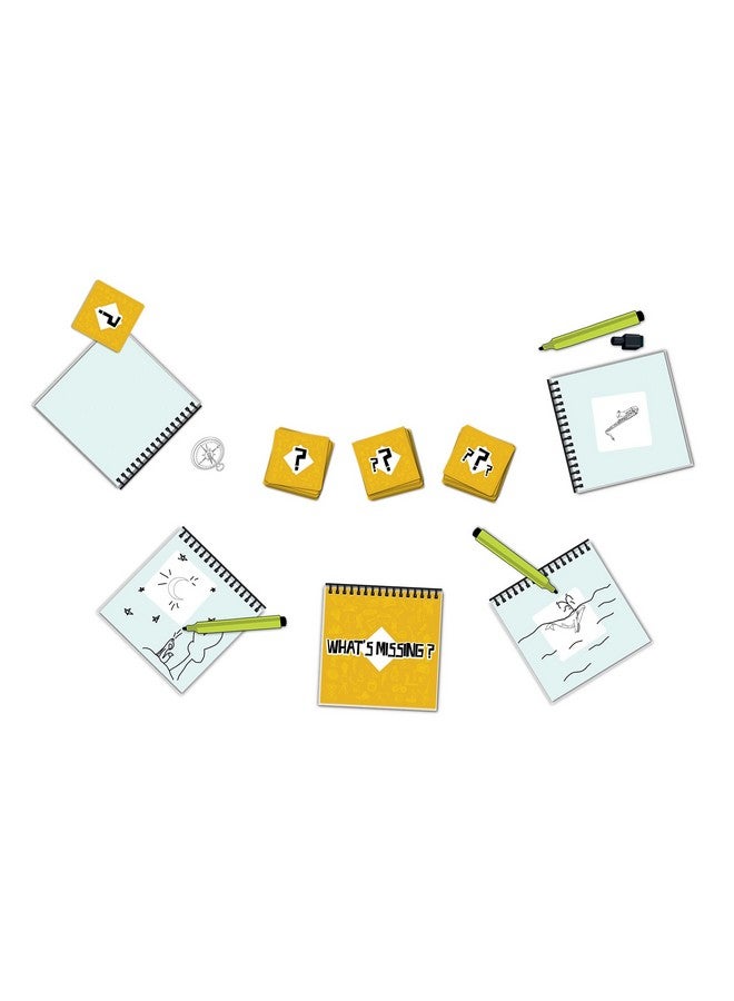 Ludonaute What's Missing? Party Game - A Unique Game of Creative Imagination and Art, Fast-Paced Drawing Game for Kids & Adults, Ages 7+, 3-6 Players, 20 Minute Playtime, Made by Ludonaute - Image 4