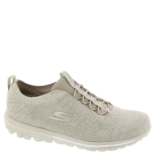 SKECHERS حذاء سكيشرز النسائي GO Walk Travel - حذاء راديانت مون، بني، 5 - Image 2