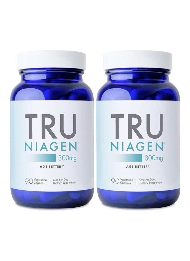 TRU NIAGEN TRU NIAGEN Patented NAD+ Supplement for Anti Aging and Cell Regeneration, 300 mg Niagen, 90 Servings  - Image 1