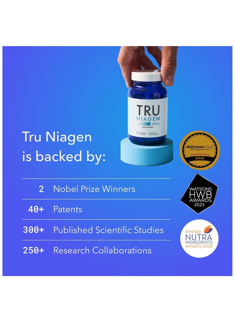 TRU NIAGEN TRU NIAGEN Patented NAD+ Supplement for Anti Aging and Cell Regeneration, 300 mg Niagen, 90 Servings  - Image 4