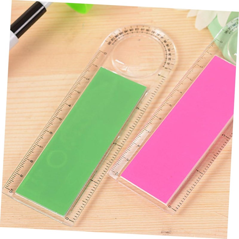 Multi Color Mini Digital Calculator Ruler School Stationery Tool For Boys And Girls - Image 3
