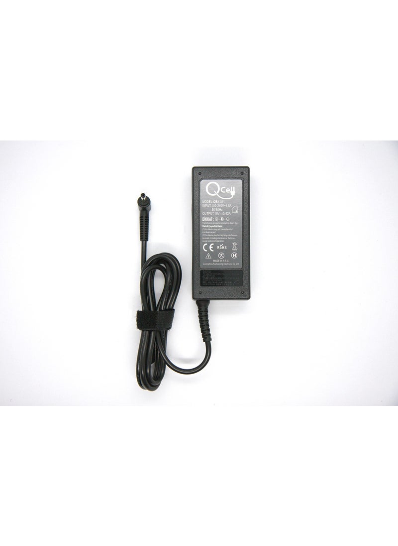 Qcell - Asus UX305FA X556 X540UP E402S Flip TP301 F541U 19V 3.42A Equivalent Adapter - Image 1