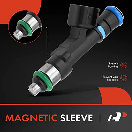 A-Premium Fuel Injectors Compatible with Chevy Malibu 97-99, Camaro 93-95, Monte Carlo & Buick Regal 94-96, Century & Oldsmobile Achieva & Pontiac Firebird, 3.1L 3.4L, Set of 6, Replace# 17120262 - Image 3