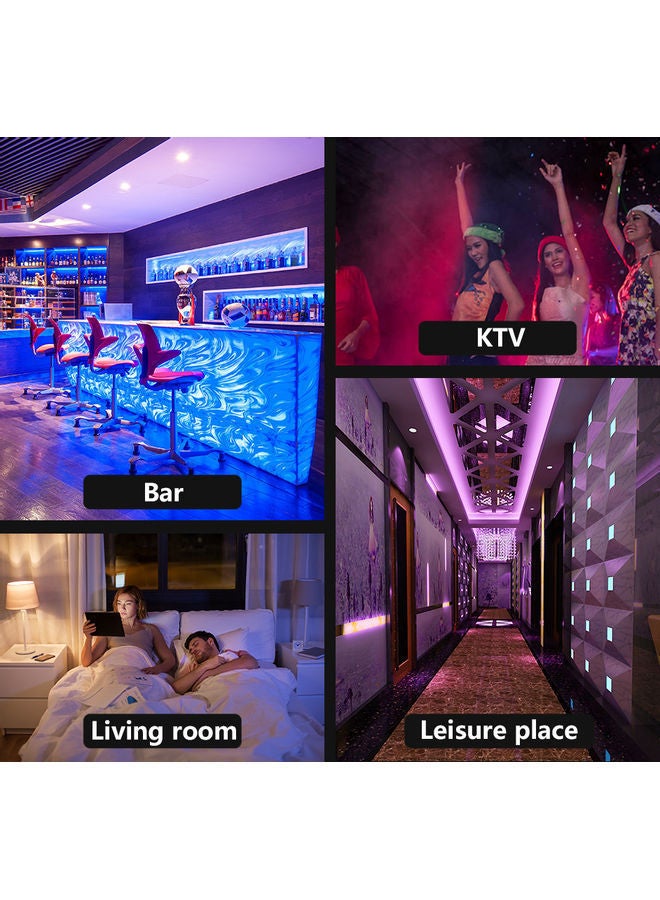 NIBEMINENT LED Strip Light With Remote Control Multicolour - Image 4