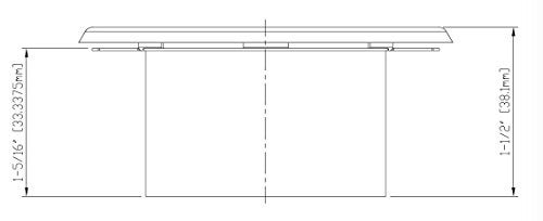 Reliable RFC White Cover Plate Assembly 135 Degree - Image 3