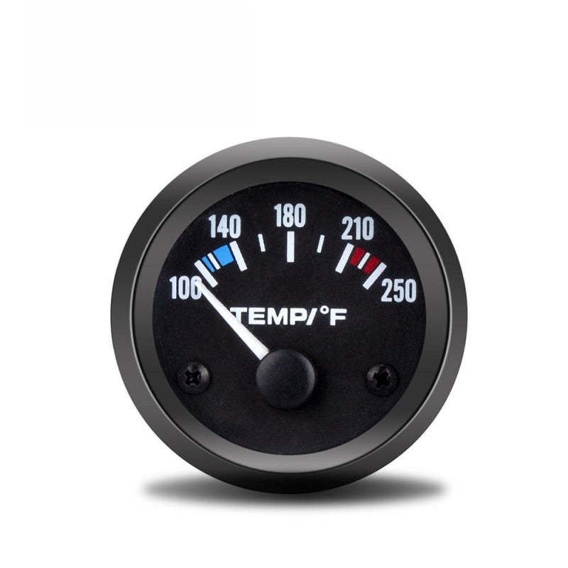 Water Temperature Meter 2'' 52mm Durable ABS Material - Clear Digital & Pointer Display With White Backlight Car Gauge for 12-Volt Automotive Systems - Image 1