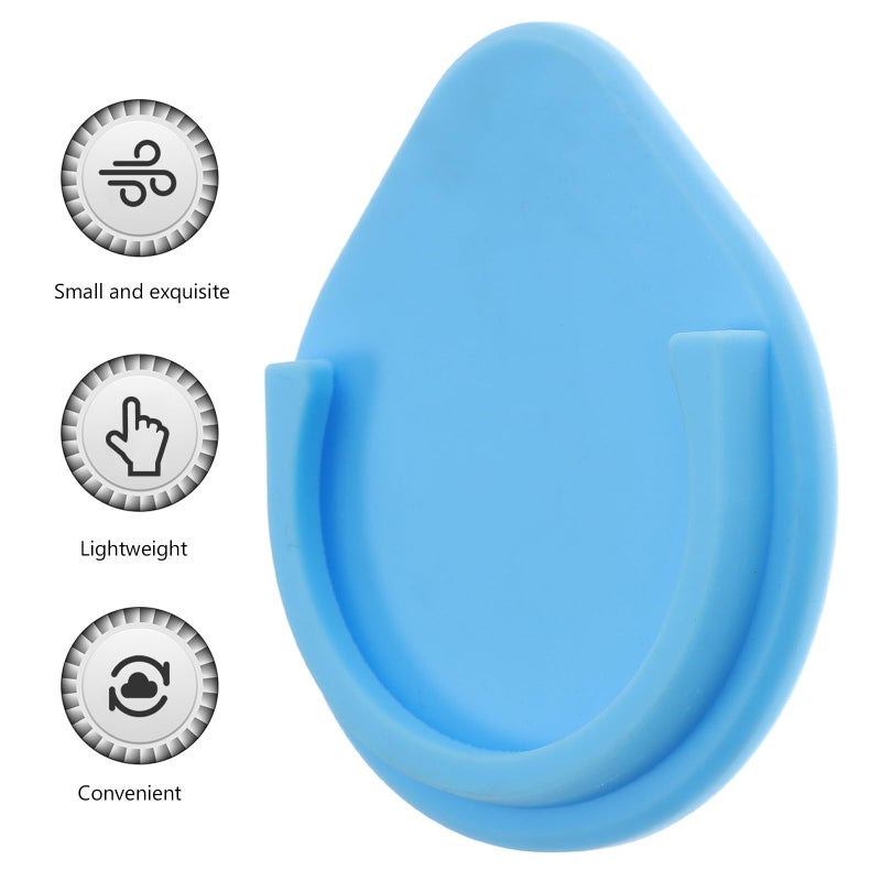 Self Adhesive Blue Car Phone Holder Mount Waterdrop Shape Hands Free Driving Stand - Image 4
