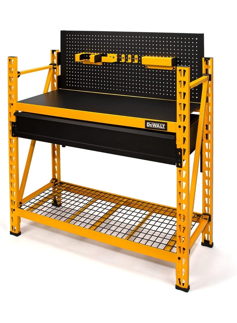 ديوالت مجموعة رفوف تخزين صناعية من الفولاذ الكربوني بأربعة رفوف (DXST3000WB) | رفوف تخزين - Image 1