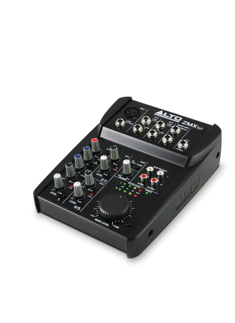 Alto Professional Alto Professional Zephyr ZMX52 5-Channel Compact Audio Mixer  - Image 2