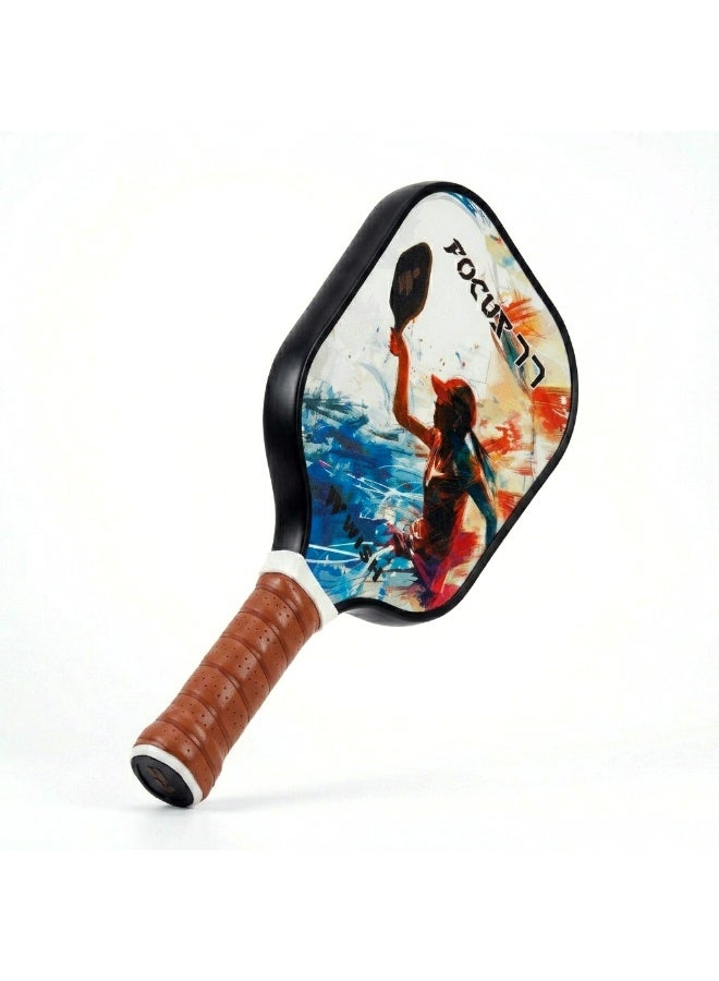 Wish Focus 77 Carbon Fiber Pickleball Paddle – Premium PP Honeycomb Core Paddle for Precision Control, Power & Competitive Play - Image 4