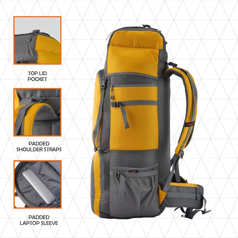 Trawoc حقيبة ظهر سفر TRAWOC STONEX 60L - Image 3