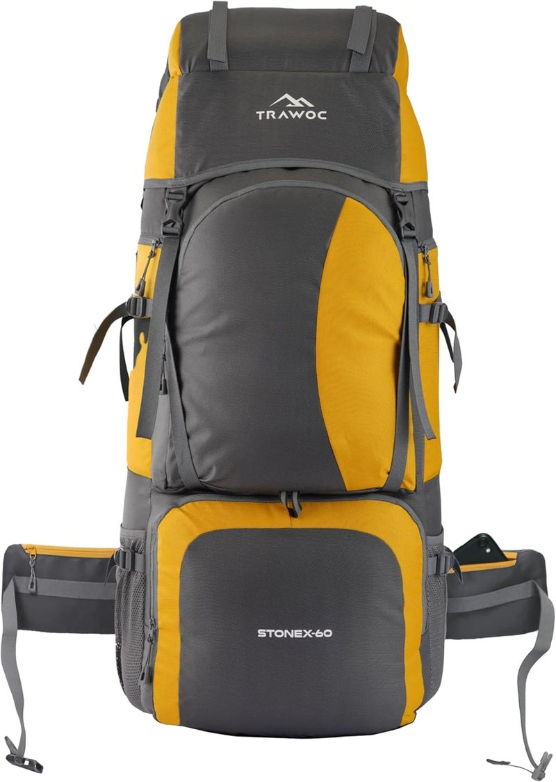 Trawoc حقيبة ظهر سفر TRAWOC STONEX 60L - Image 1