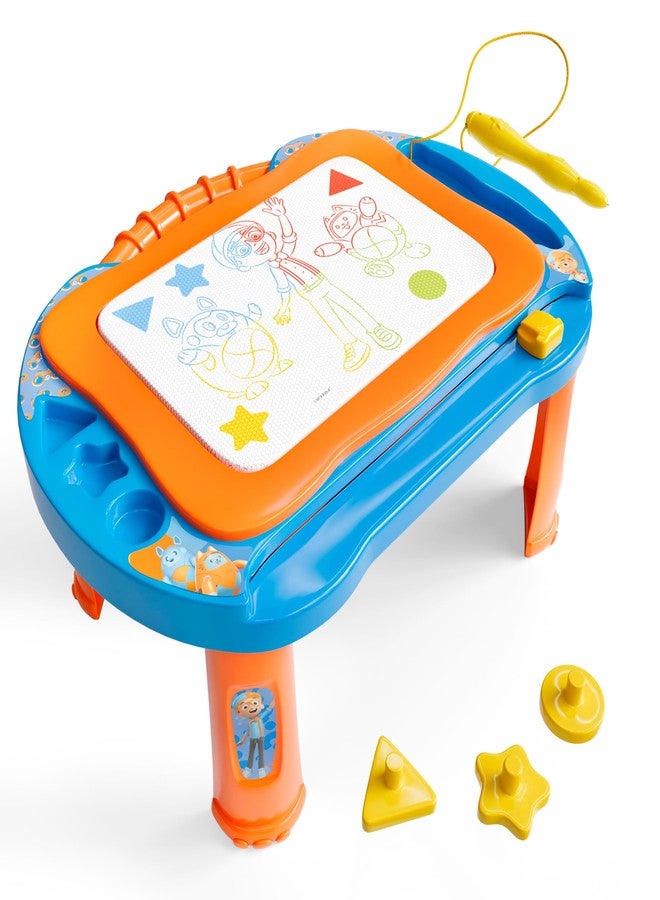 Lollipop Blippi Magnetic Writing Tablet for Kids - Ideal Baby & Toddler Toys - Magnetic Drawing Board with Stands, Pen, and Stamps - Blippi and Mika Inspired Learning Toys for Toddlers 3+ - Image 2