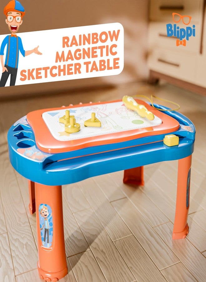 Lollipop Blippi Magnetic Writing Tablet for Kids - Ideal Baby & Toddler Toys - Magnetic Drawing Board with Stands, Pen, and Stamps - Blippi and Mika Inspired Learning Toys for Toddlers 3+ - Image 3
