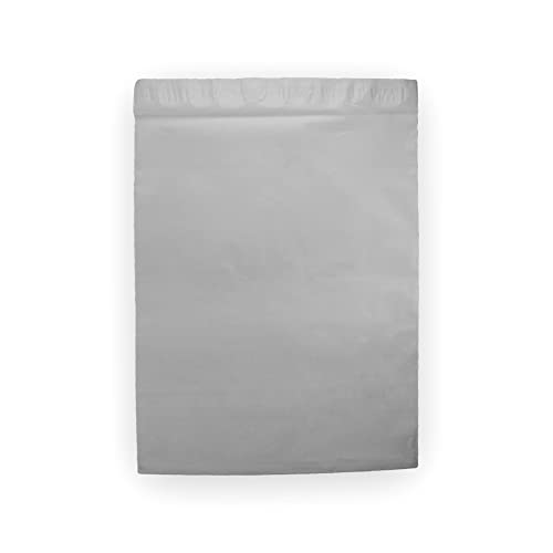 EcoSwift 10 EcoSwift 12 x 16 White Large Poly Mailer Size #5 Self Sealing Envelopes Plastic Shipping Mailing Bags 12x16 1.7 mil - Image 3