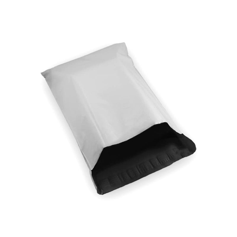 EcoSwift 10 EcoSwift 12 x 16 White Large Poly Mailer Size #5 Self Sealing Envelopes Plastic Shipping Mailing Bags 12x16 1.7 mil - Image 5