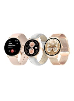 HainoTeko-5 Smart Watch – AMOLED Display – Waterproof – 3 Replaceable Straps – Activity, Heart Rate, Blood Pressure, and Sleep Monitoring