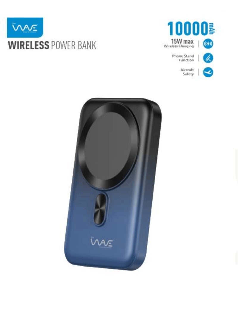 Wave Qi2 Wireless Power Bank High Quality – 22.5W Fast Charging, 10000mAh, MagSafe Compatible | Travel Safe, Lightweight, 1-Year Warranty - Image 1