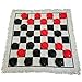 Yuanhe Gaint Checkers Game Set Large 3 in 1 Checkers Including Tic Tac Toe with Reversible Rug Calssic Indoor Outdoor Yard Games for Family - Image 2