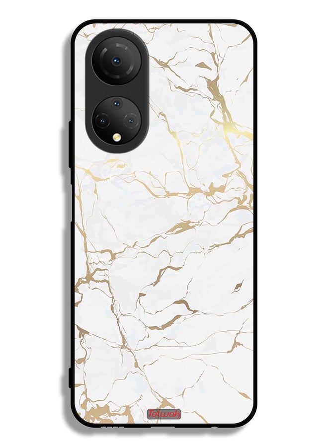 Tolwak Honor X7 Protective Case Cover Marble Pattern - Image 2