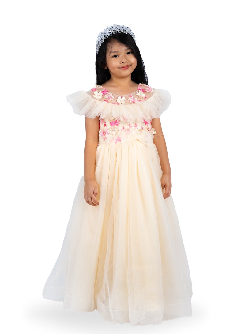 دىدانيالا فستان تول مزين بالزهور - Image 1