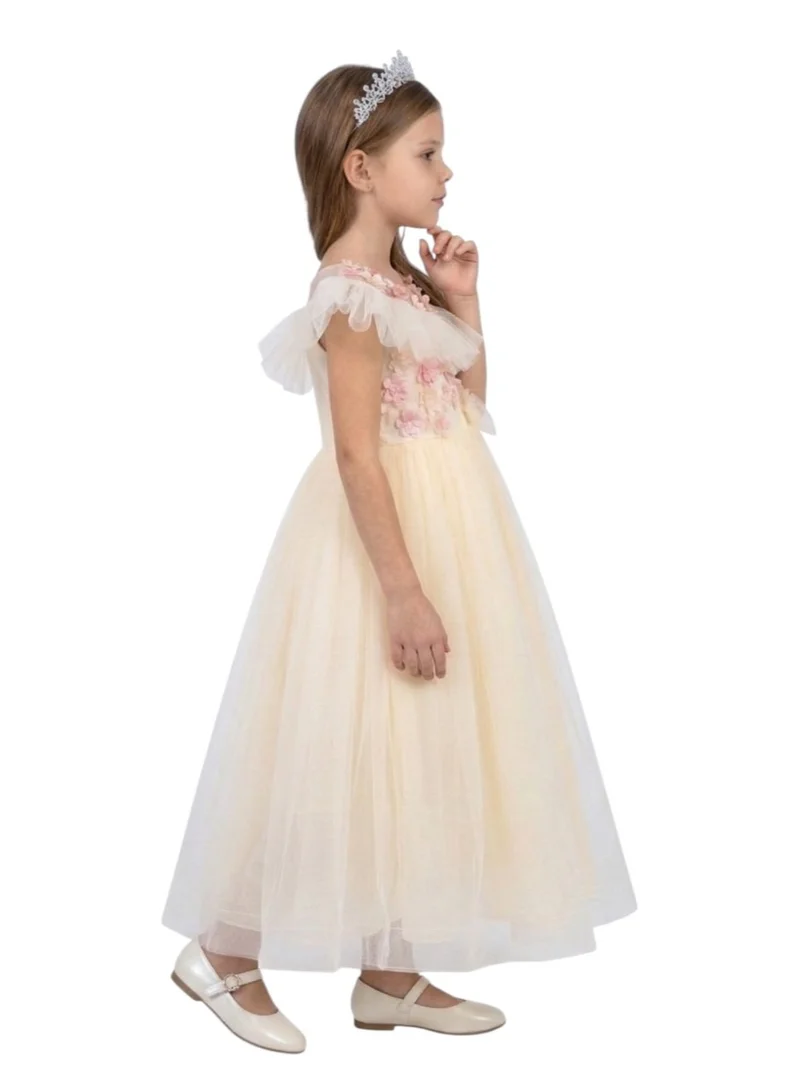 D'Daniela Floral Tulle Dress