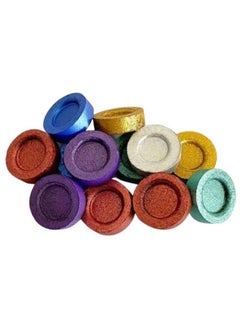 Colored Fast Ignition Charcoal 80 Pieces