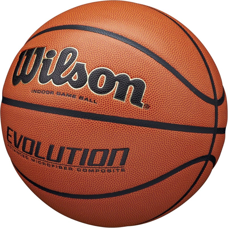 Wilson Evolution Indoor Game Basketball - Size 7 (29.5 inches) - Premium Microfiber Composite - Image 2