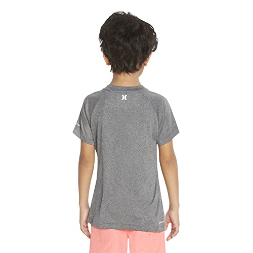 Hurley boys Rash Guard Shirt, Black Heather, Medium US - Image 3
